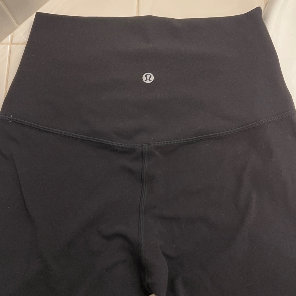 Lululemon Black Biker high rise Shorts